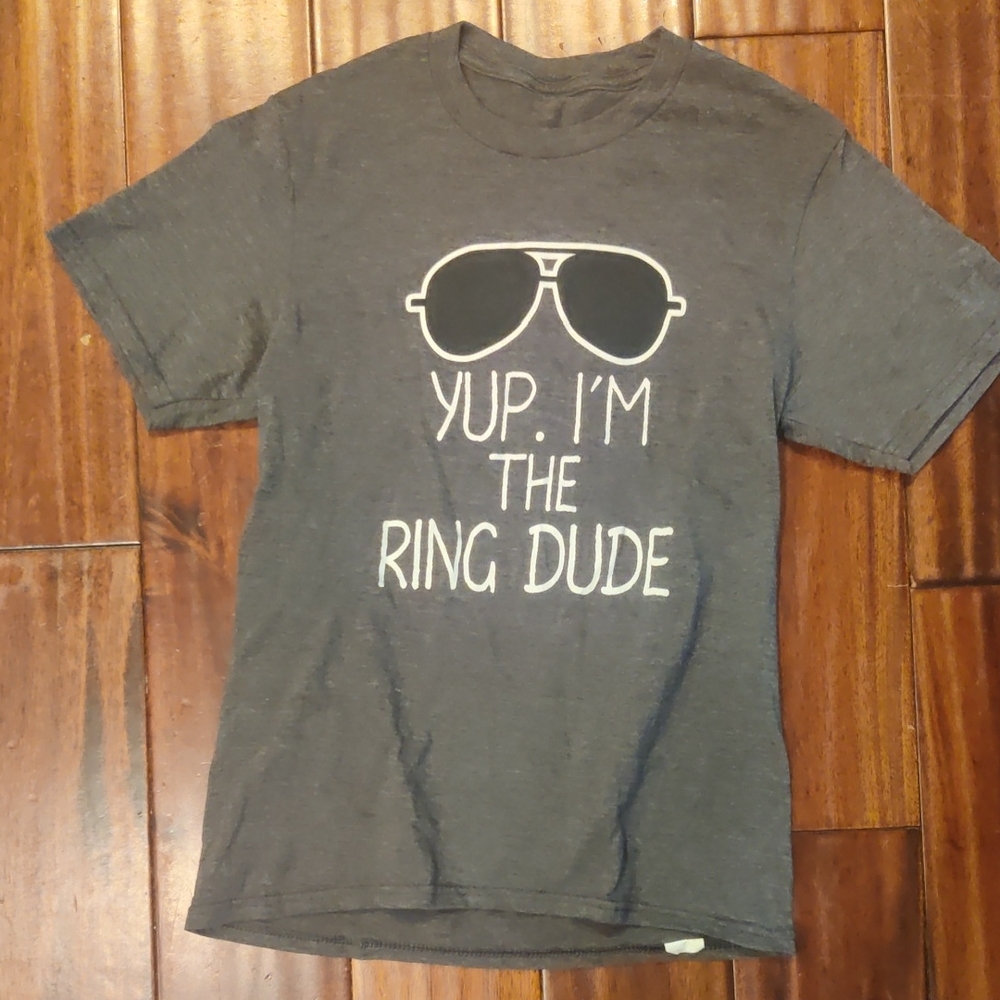 Gray Graphic Tee - Ring Dude